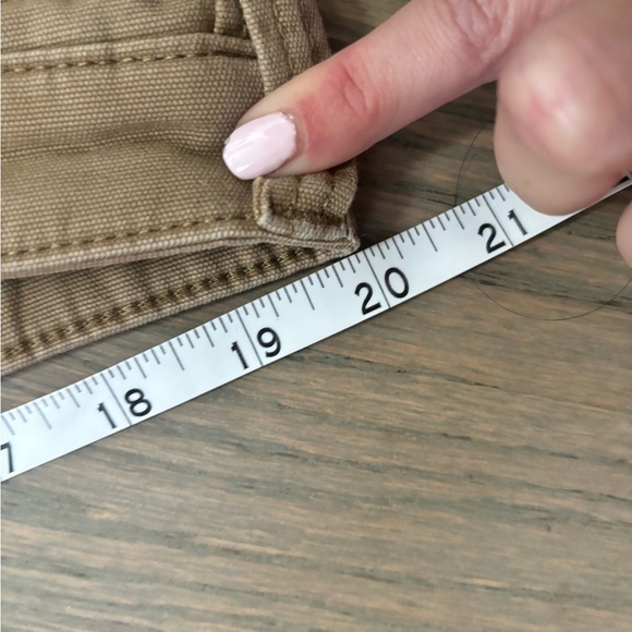 Carhartt Women’s Loose Fit Canvas Work Pant size 18 short tan khaki - Picture 9 of 10